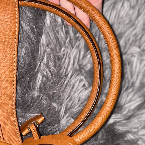 Michael Kors Brown Saffiano Leather Purse - Picture 13 of 13